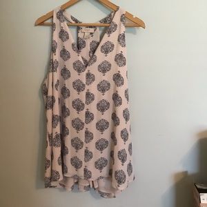 Loft low backed tank top